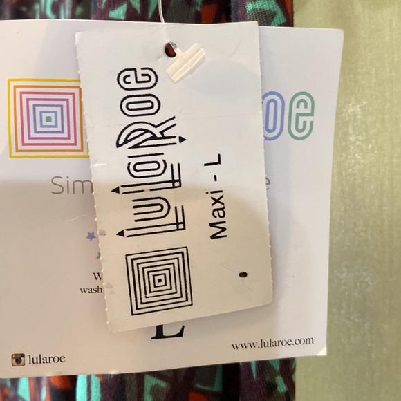 NWT LuLaRoe Maxi skirt size large - Picture 3 of 4